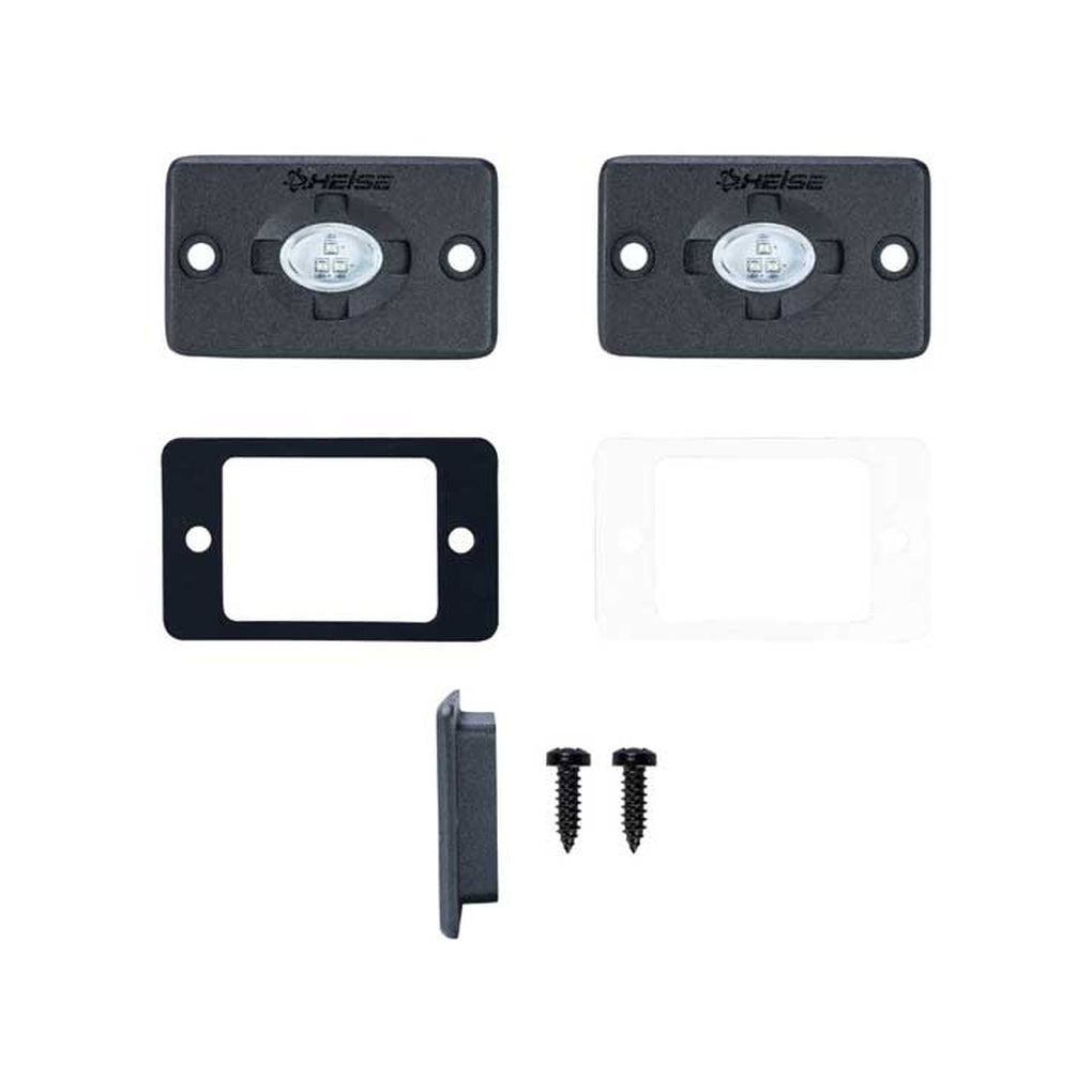 Metra HE-FMTL1B 1.5 X 3 Inch Blue Flush Mount Auxiliary Accent Lighting Pod
