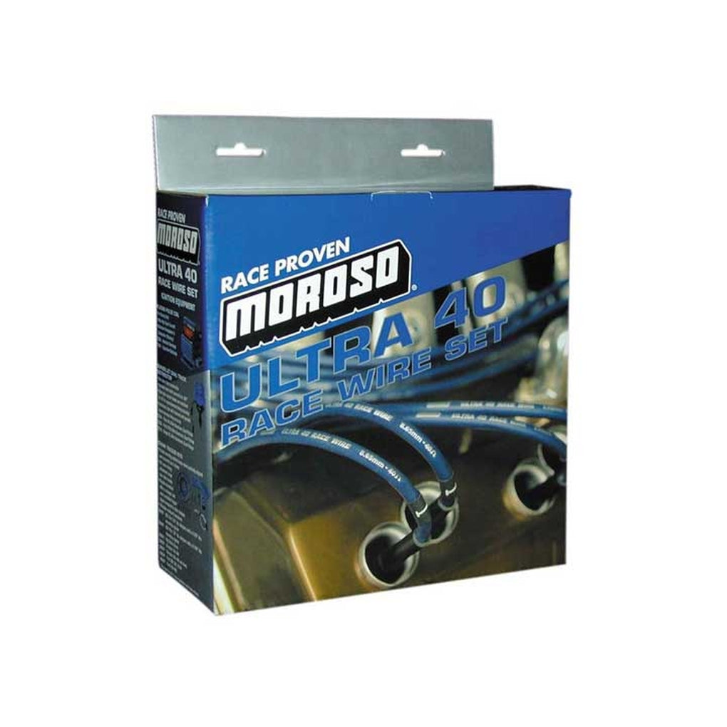 Moroso 73818 Wire Set Ultra 40Sleeved Black