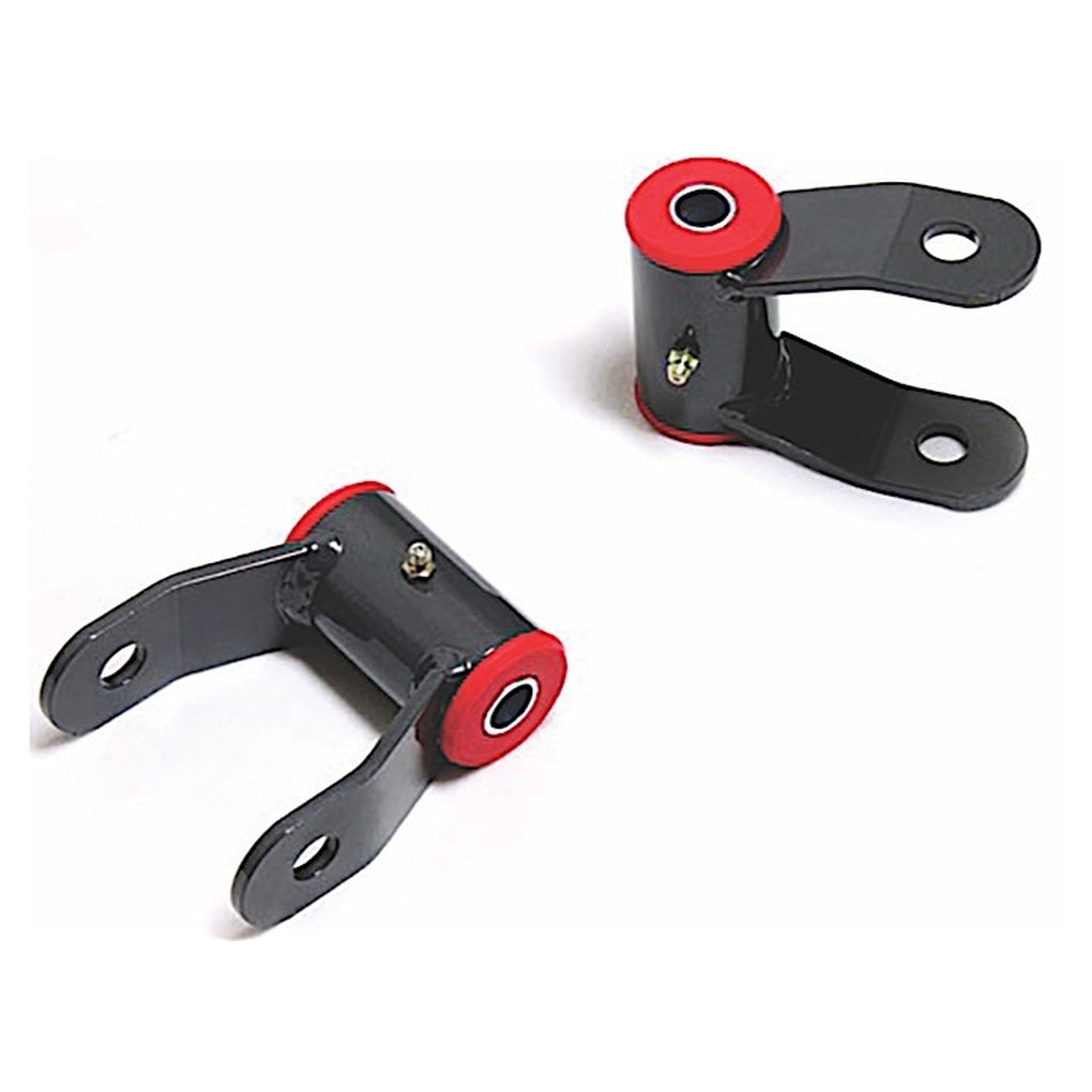 Maxtrac Suspension 710515 9918 Silv/Sierra 1500/0110 25/3500 HD/9401 Ram 1500 2Wd Rear Steel 1In Lift Shackles(Pair)