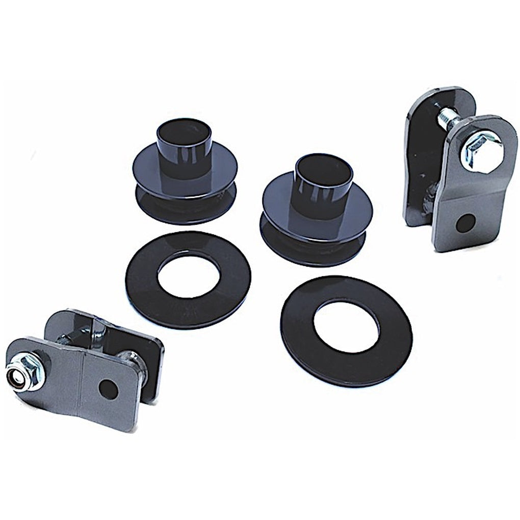 Maxtrac Suspension 883725 0523 F250/F350 Super Duty 4Wd Steel 2.5In Lift Coil Spacers W/Shock Extenders(Pair)Grey