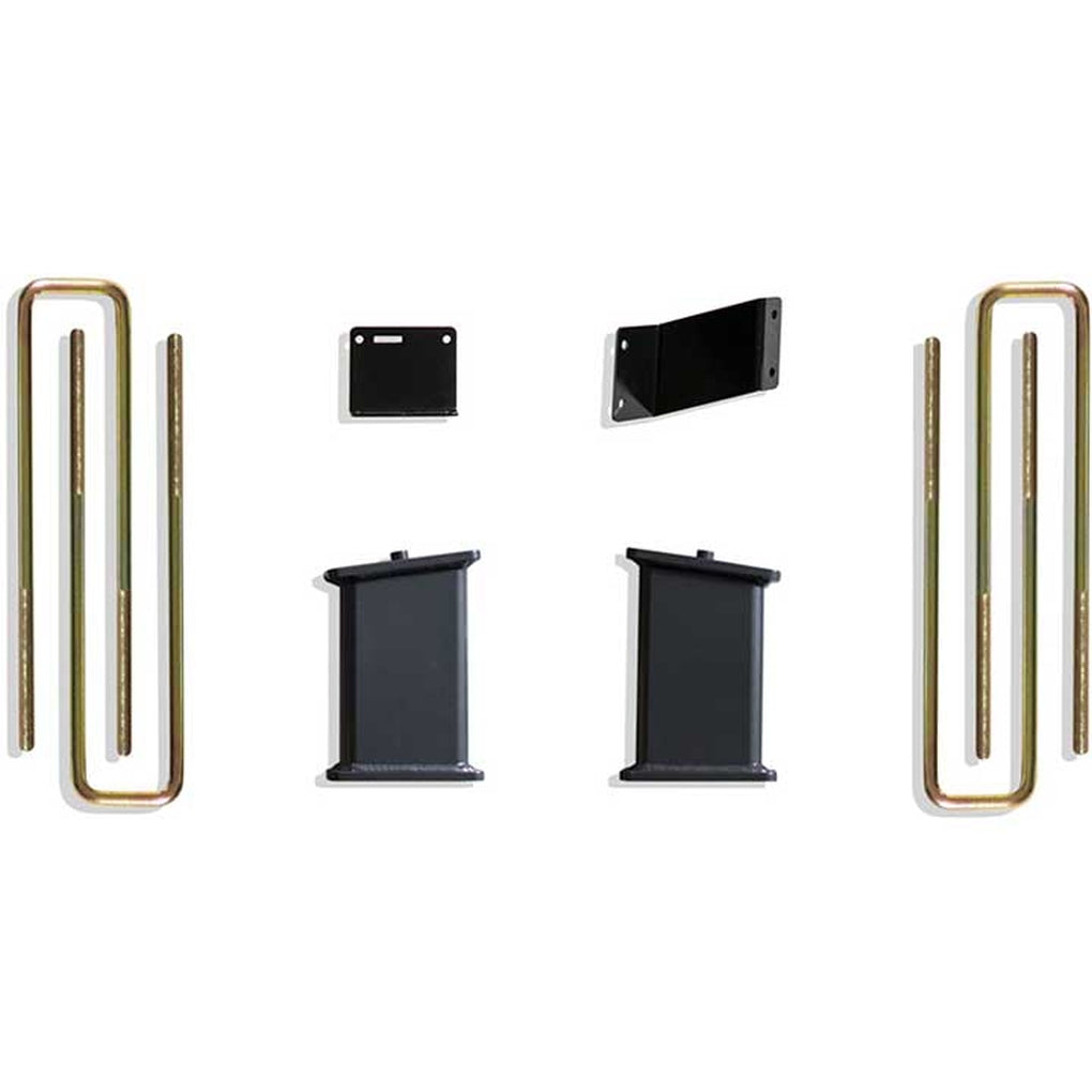 Maxtrac Suspension 901970 19C Silverado/Sierra 1500 2/4Wd Blocks Ubolts & Brake Line Brackets W/7In Rear Lift Kit