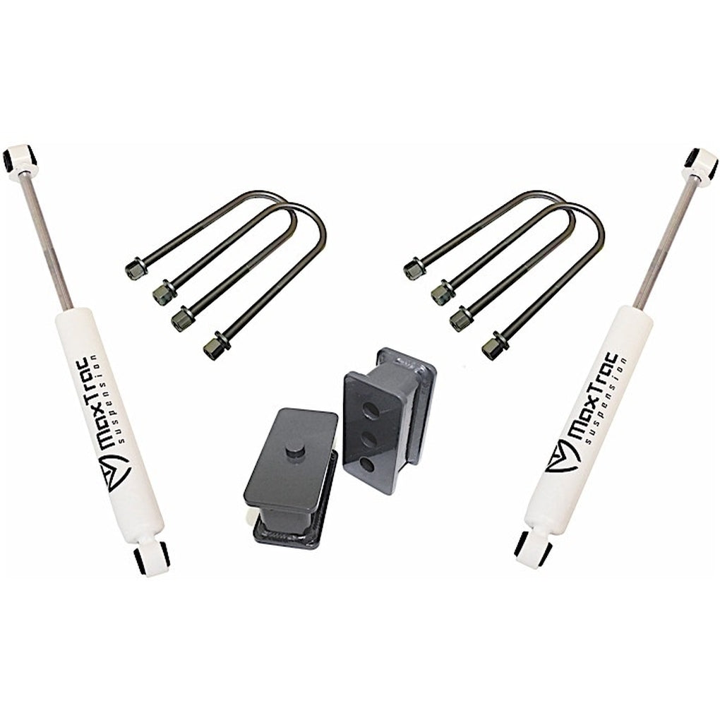 Maxtrac Suspension 902225L 0608 Ram 1500/0308 Ram 2500/3500 2Wd Rear 2.5In Lift Box Kit W/4.125In Ubolts/Max Trac Shocks