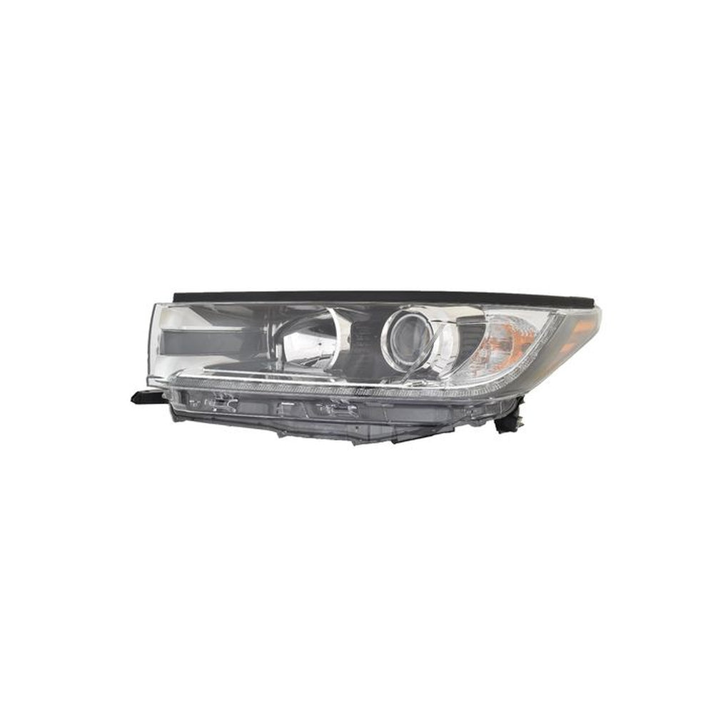 Maxzone 312-11ASL-ASN1 Ty Hilandr/Hbrd 1718 Hl Asy Limited W/Smoked Chrome Accent W/LED Drl Lh