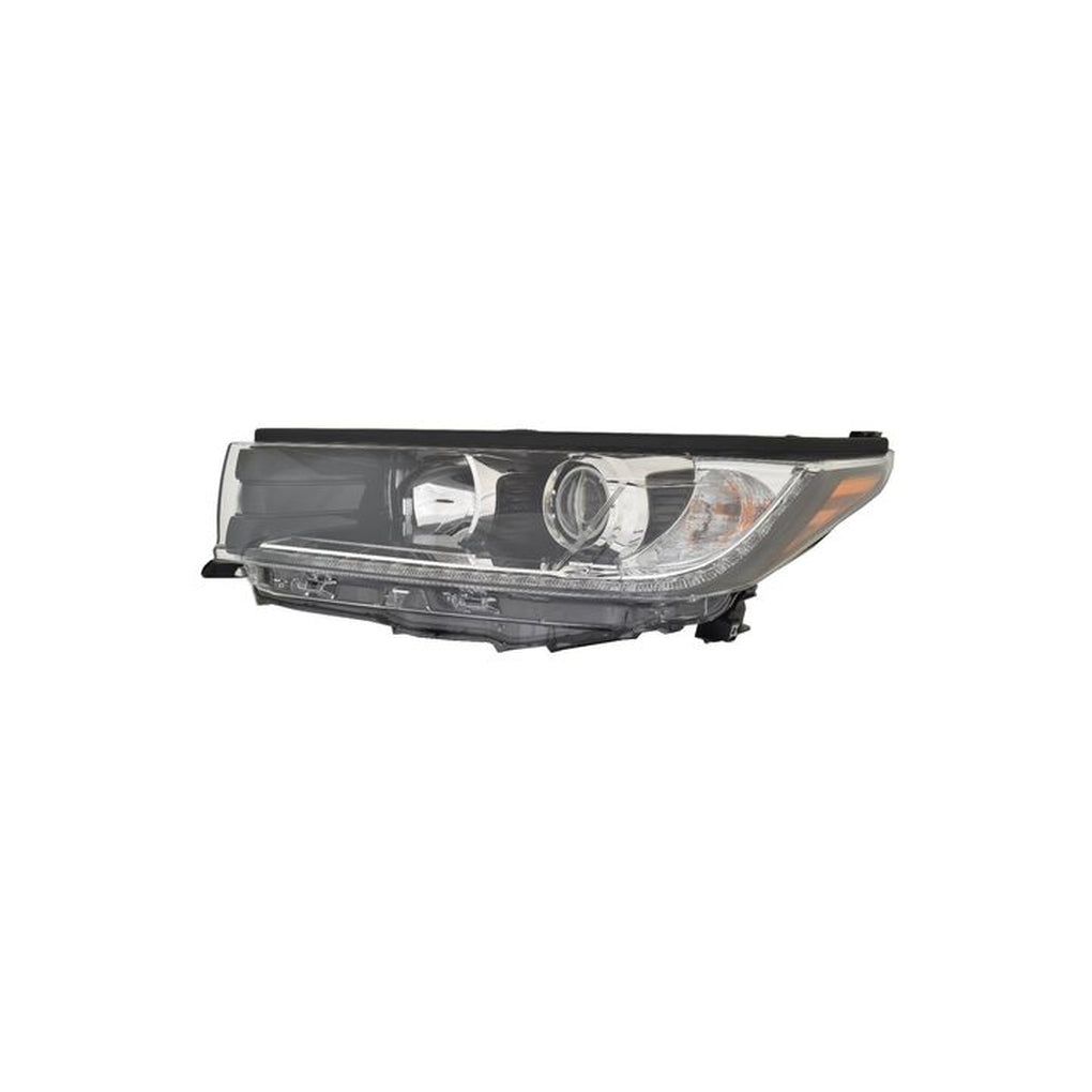 Maxzone 312-11ASL-ASN2 Ty Hilandr 1718 Hl Asy Se W/O Smoked Chrome W/Black Accent W/LED Drl Lh