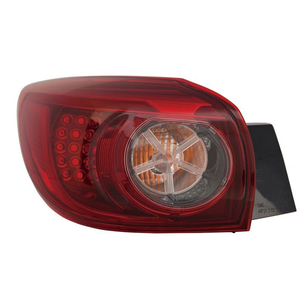 Maxzone 316-1939L-AC Capa Mz 3 Hb 1418 Taillamp Assy Otr LED Type Smoke Lh