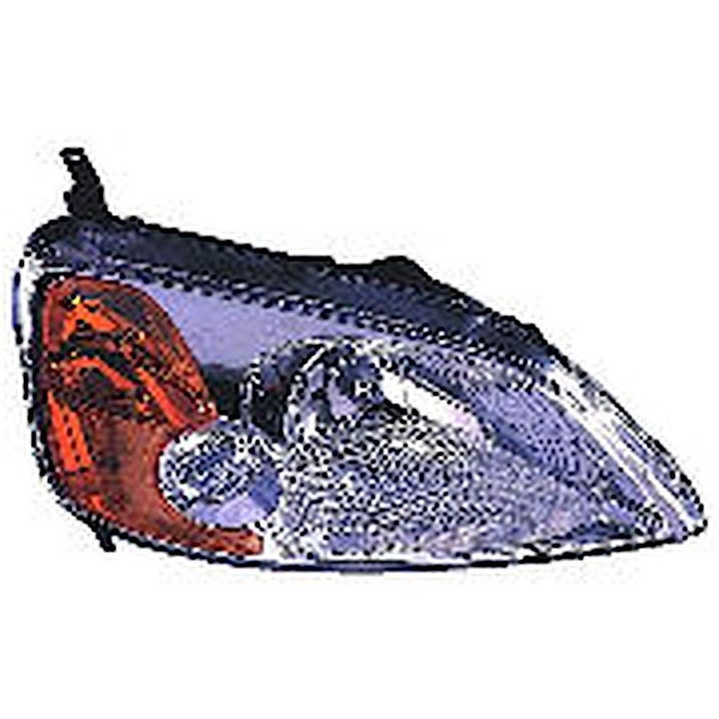 Maxzone 317-1126R-UC Capa HD Civic Coupe 0103 Headlight Assy Rh