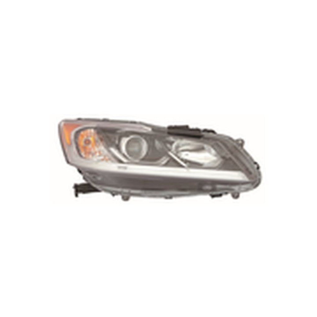 Maxzone 317-1176R-ACN2 Capa HD Accord Sdn 16 Headlight Assy Halogen W/LED Drl Ex/Exl/Spt Rh