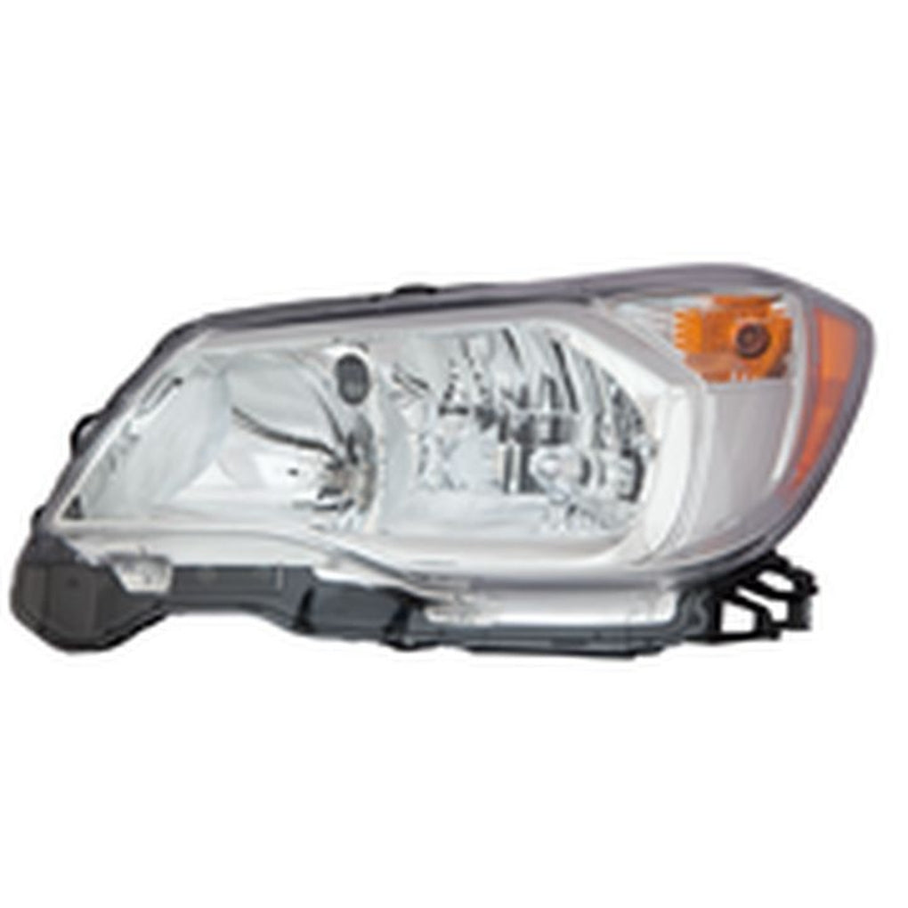 Maxzone 320-1124L-AC1 Capa SB Forester 1416 Headlight Assy Halogen 2.5L Chrome Bezel Lh