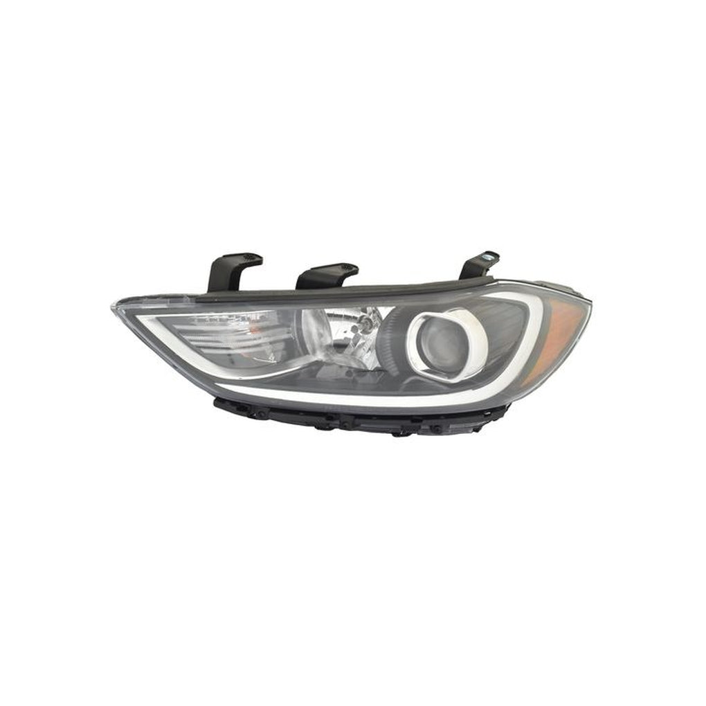 Maxzone 321-1160LXASN2 Hy Elntra Sdn 1718 Hl Asy Halogen W/O Drl Se Mdl Us Blt LH Depo Redesign