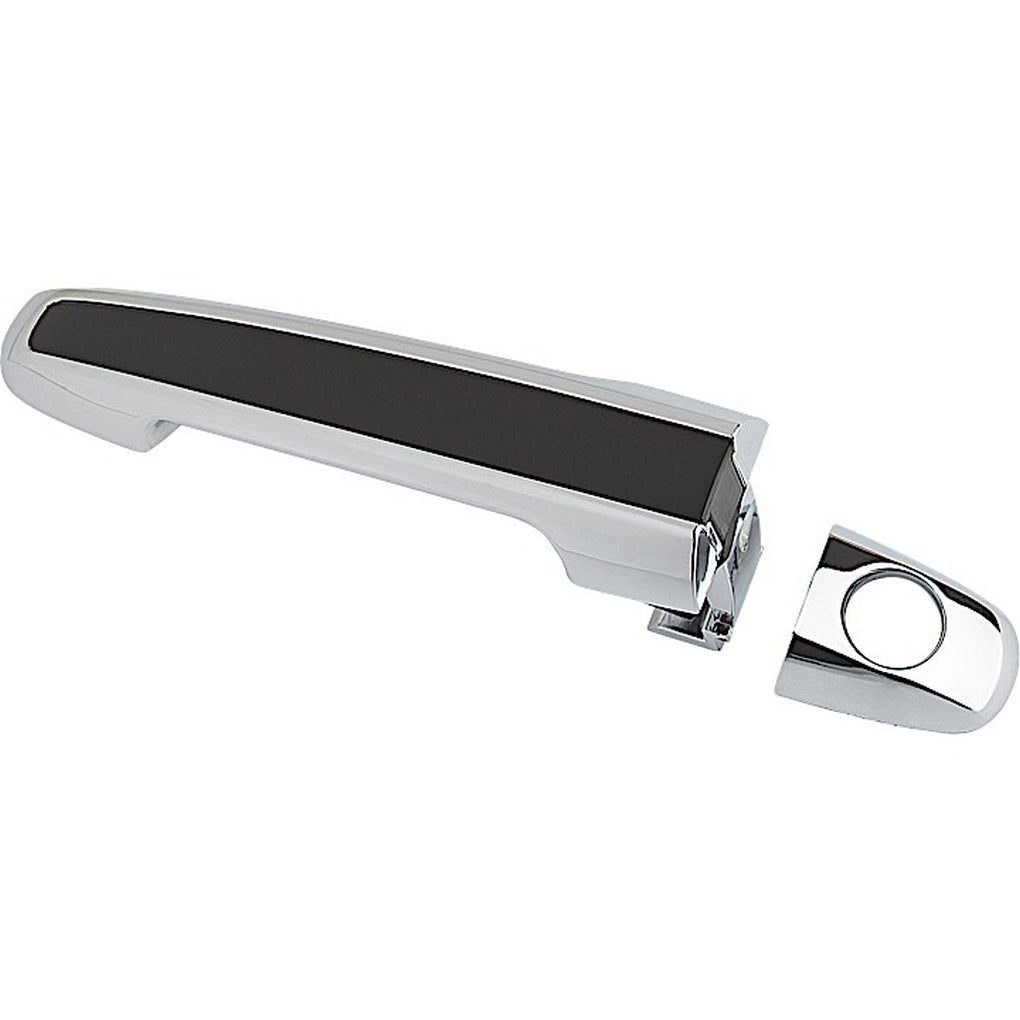 Maxzone 321-50015-112 Hy Sonata 0608 Out Drhd Frt LH w/Keyhole (Chrome+ Black Strip)