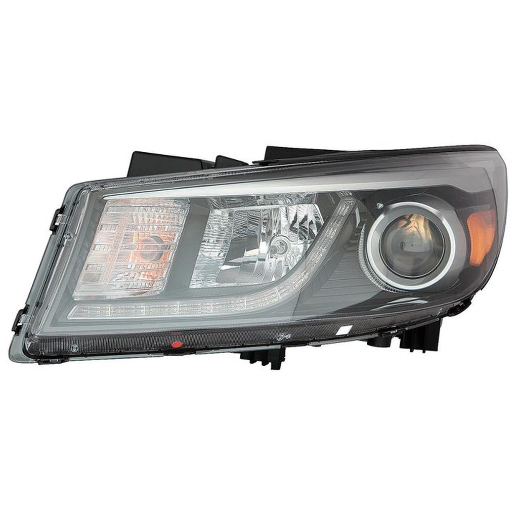 Maxzone 323-1145L-ACN2 Capa Ka Sdona 1518 Headlight Assy Halogen W/Drl W/JeweLED LED Sx/Sxl/Limited Lh