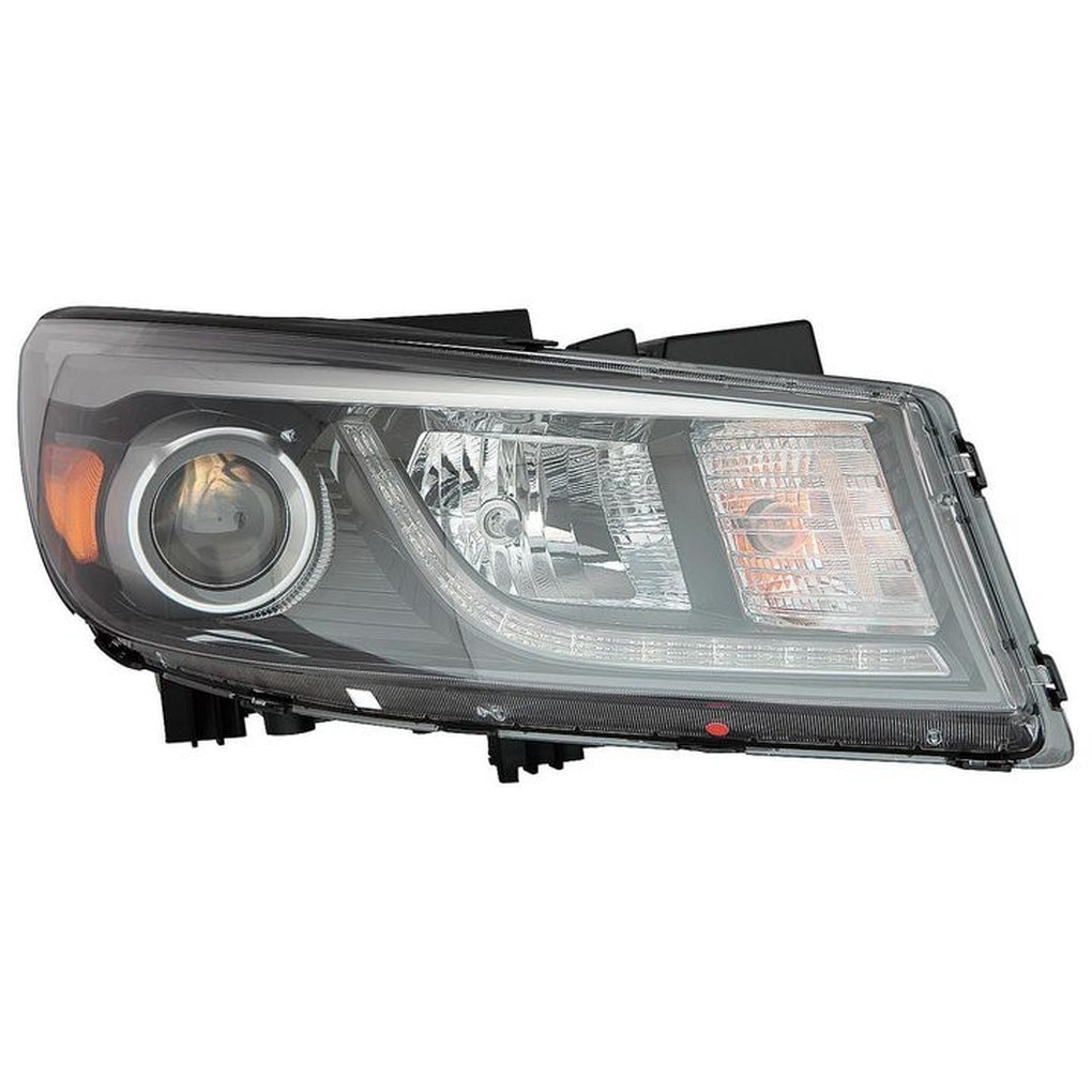 Maxzone 323-1145R-ACN2 Capa Ka Sdona 1518 Headlight Assy Halogen W/Drl W/JeweLED LED Sx/Sxl/Limited Rh