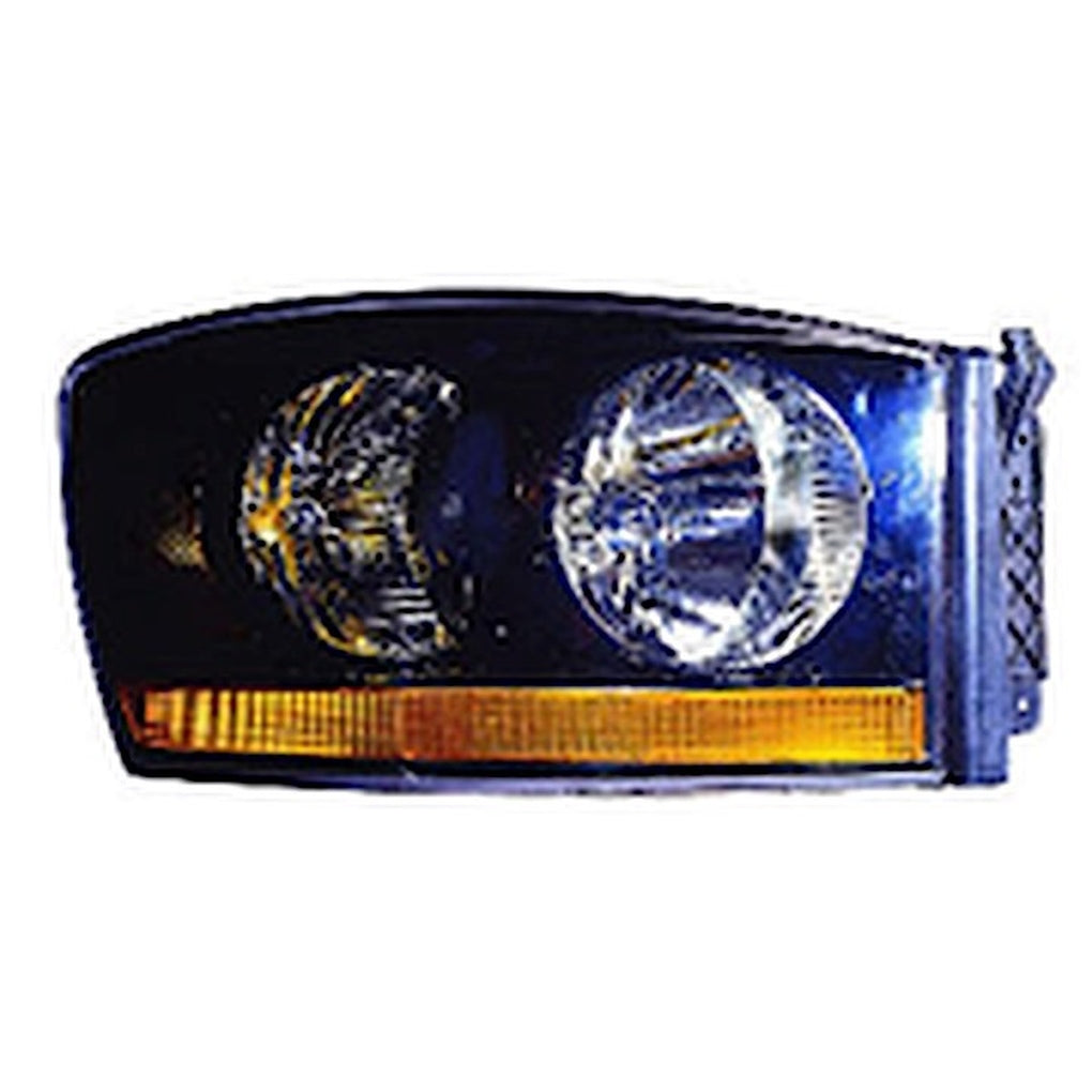Maxzone 334-1115R-AC2 Capa Dg Ram 06 Headlight Assy W/Blk Bezel(1500 Meg Cab/2500/3500 06) Rh