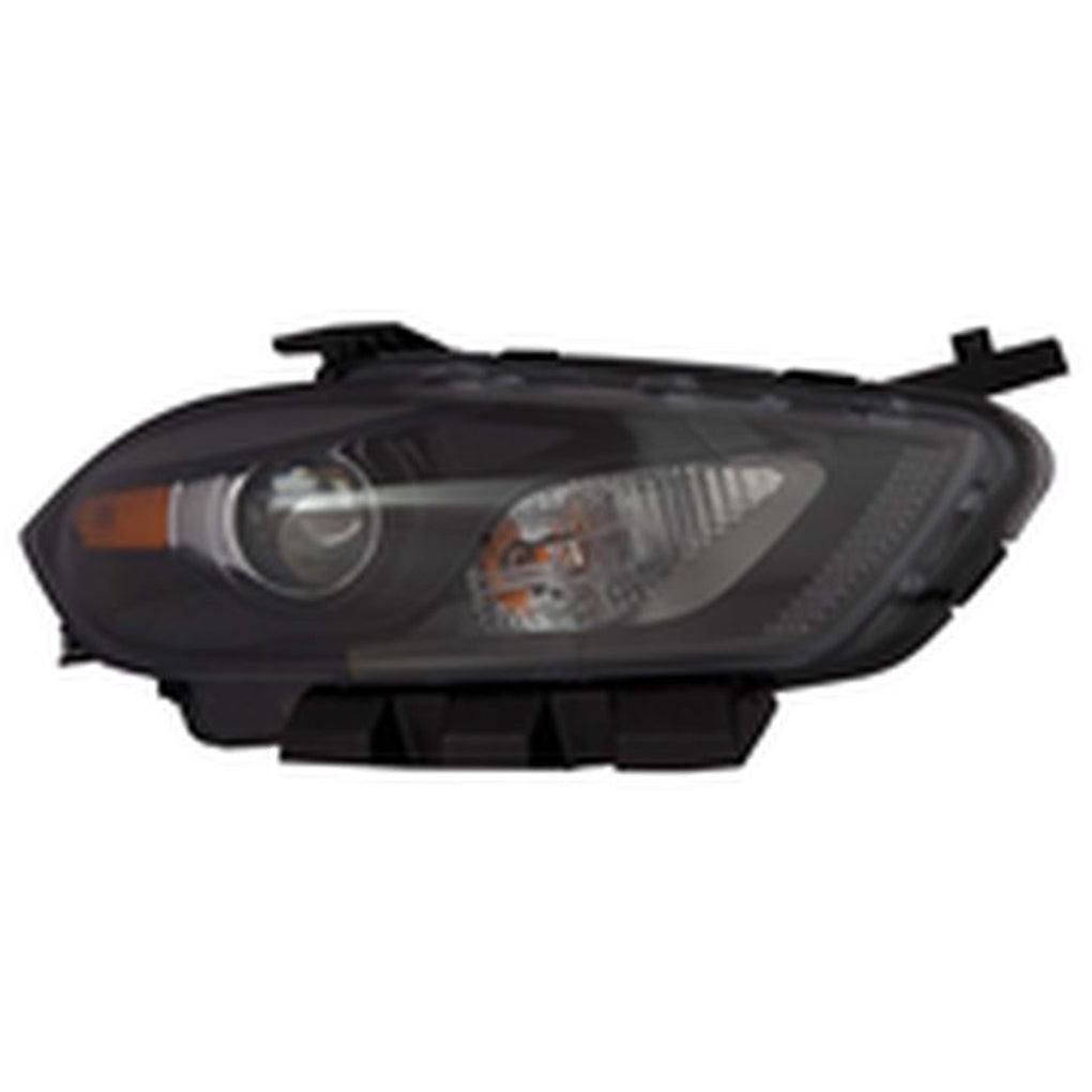 Maxzone 334-1136R-AC2 Capa Dg Dart 1315 Headlight Assy Halogen Blk Trim Rh