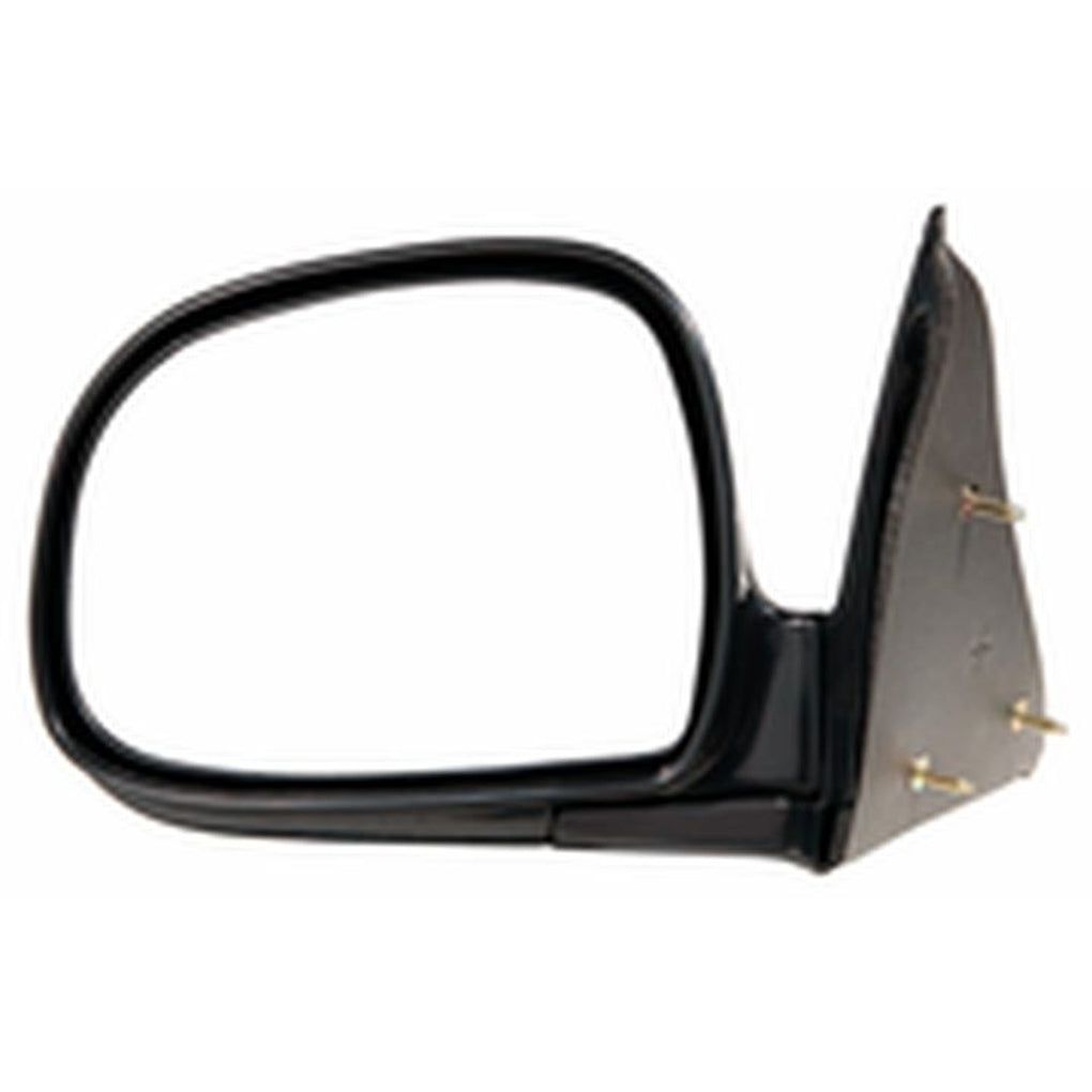 Maxzone 335-5408L3MB Lt Mirror Outside Rear View Below Eyeline Foldaway; Manual; Black Chevrolet S10