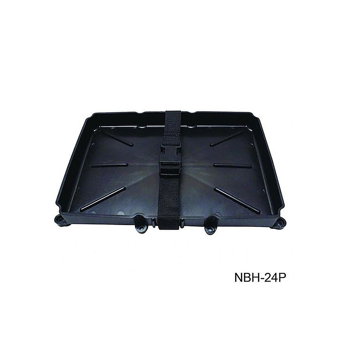 TH Marine - NBH-24P-DP - Narrow 24 Series Battery Tray - Packaged