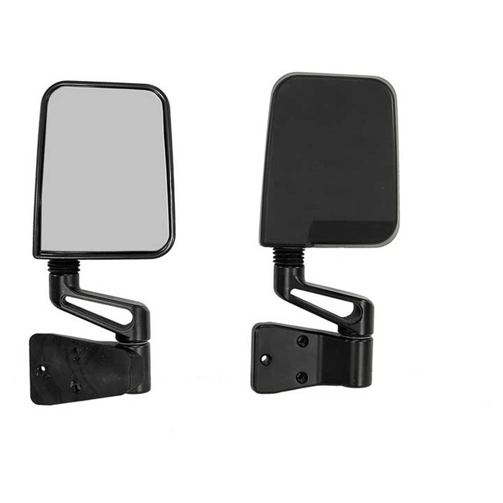 Rugged Ridge 11002.03 Mirror Pr Black 8702 Wrangler W/Factory Half Dr & 9402 Wrangler W/Factory Ful