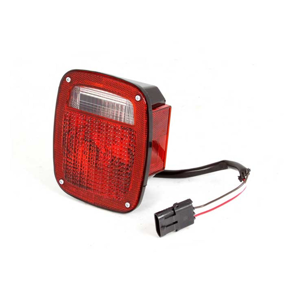 Rugged Ridge 12403.48 Right Hand Tail Light With Black Housing For 9806 Wrangler Tj