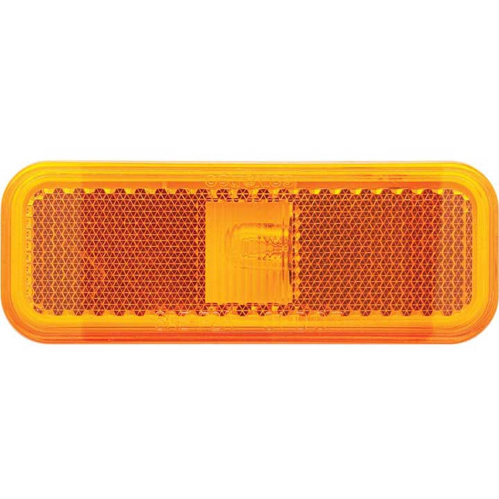 Optronics MC44ABP Mark Light Rect 2Wire Amber Poly