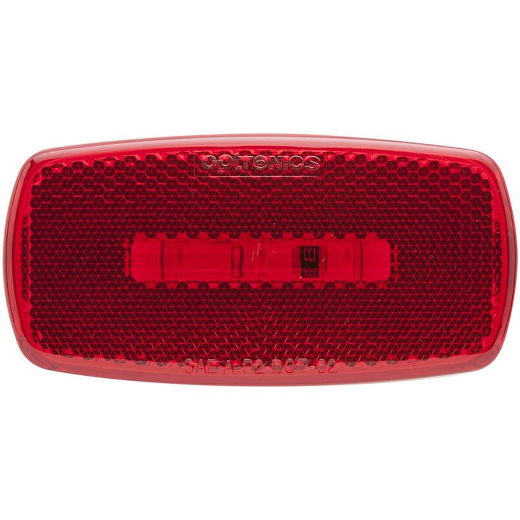 Optronics MCL32RBP LED Mark Light Oval Red