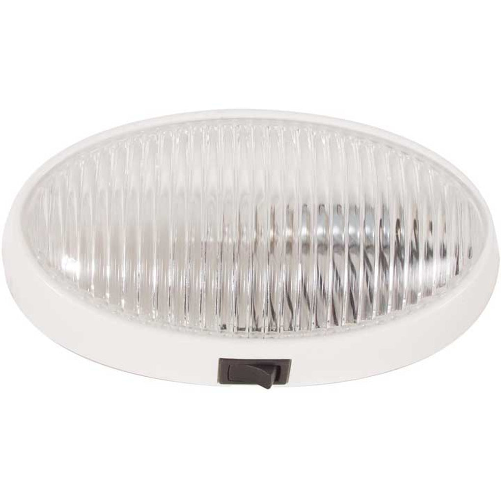 Optronics RVPL7CFS Porch Light Oval;Switch;Clear;Fr Ret