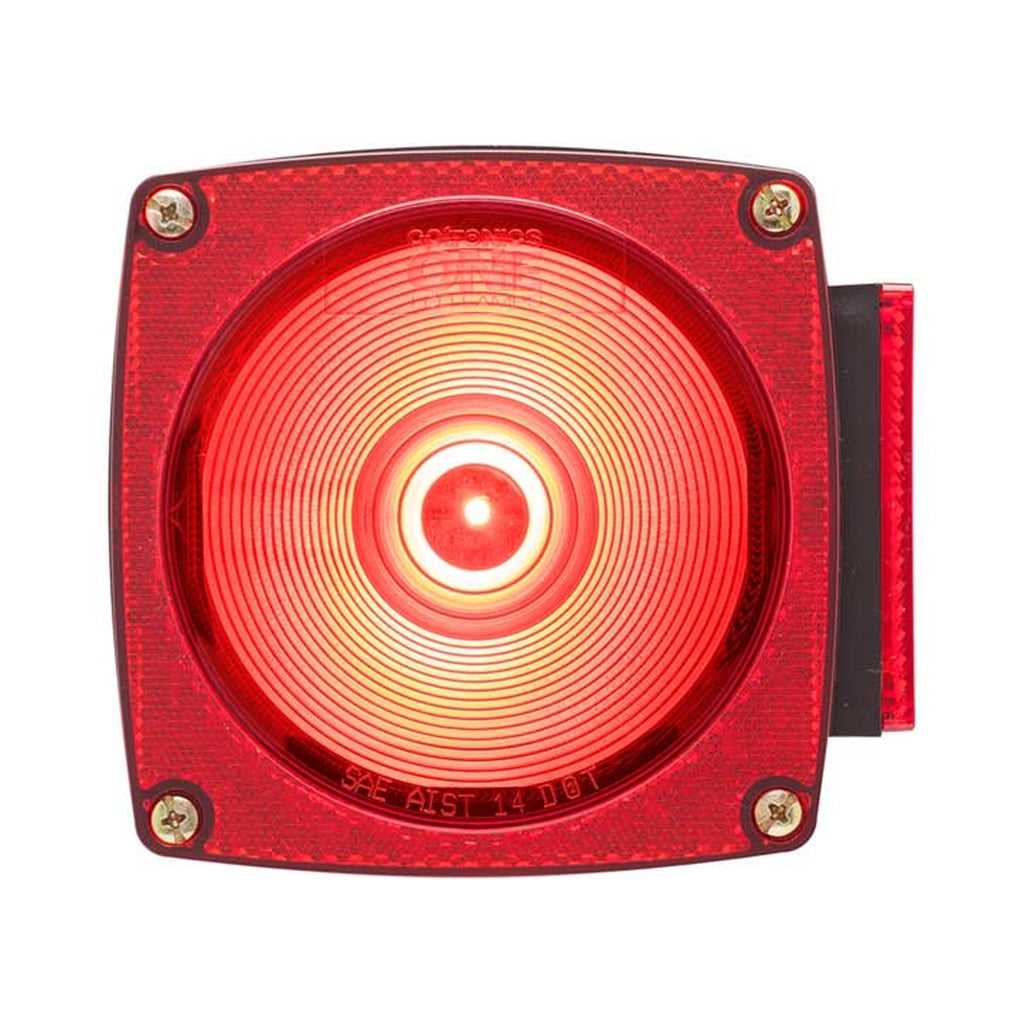Optronics STL008RB LED Traditional Style Stud Mount Stop/Turn/Tail Light Red Passenger Side