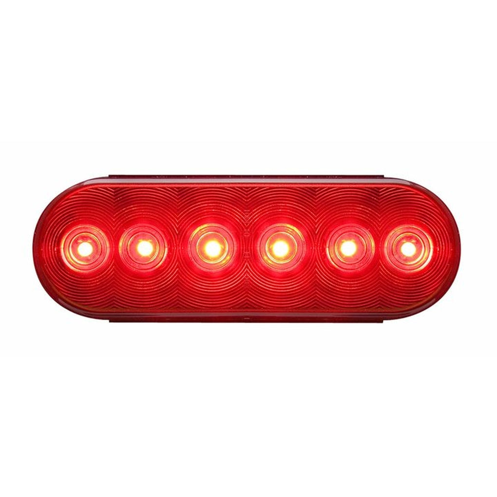 Optronics STL12RBP LED Tail 6In 6 Diode Recessed Red