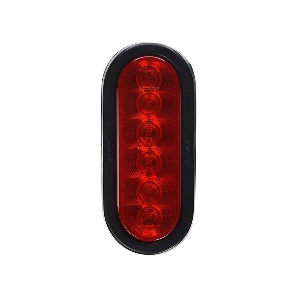 Optronics STL12RK 6Inoval LED Kit Grom&Plug Fleetcnt Red