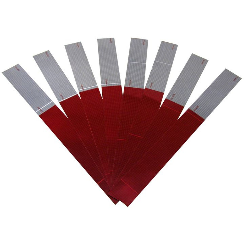 Peterson Manufacturing 465K Reflective Tape Kit Red/Silver