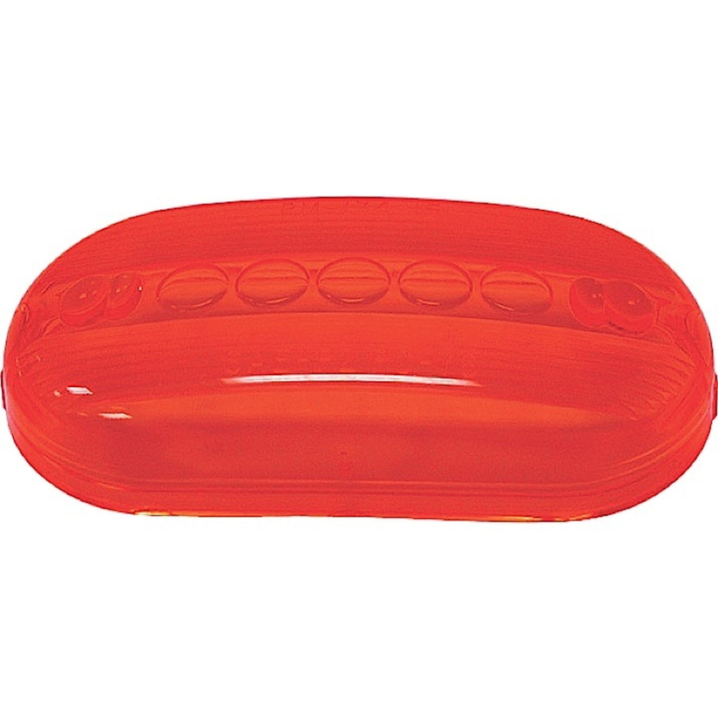 Peterson Manufacturing V134-15R Repl Lens Oblong 2Bulb Red
