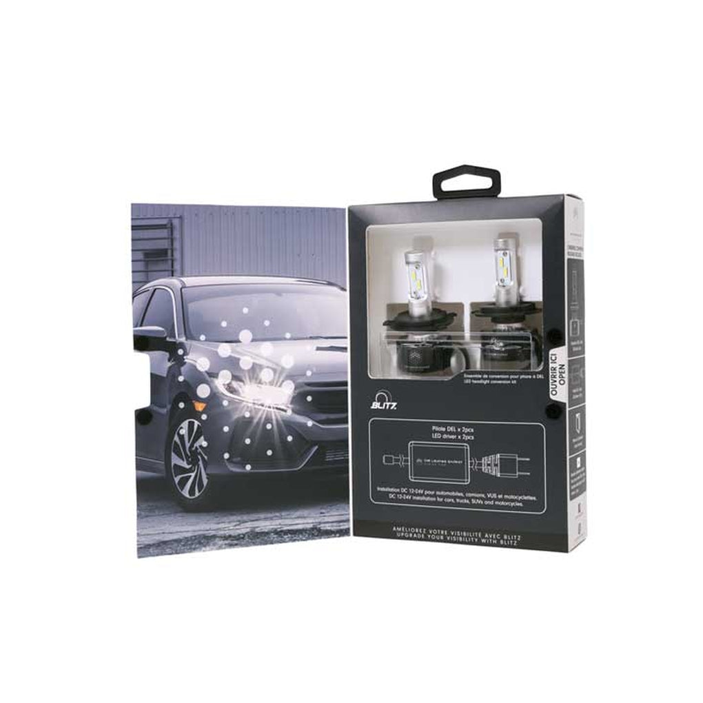 ProMaxx Automotive CLDBLH4 Blitz H4 LED Conv. Kit 7000 Lumens (2)