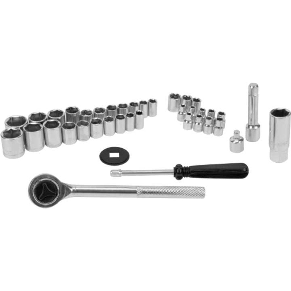 Performance Tool W1173 40Pc 1/4In &3/8In Dr Socket Set
