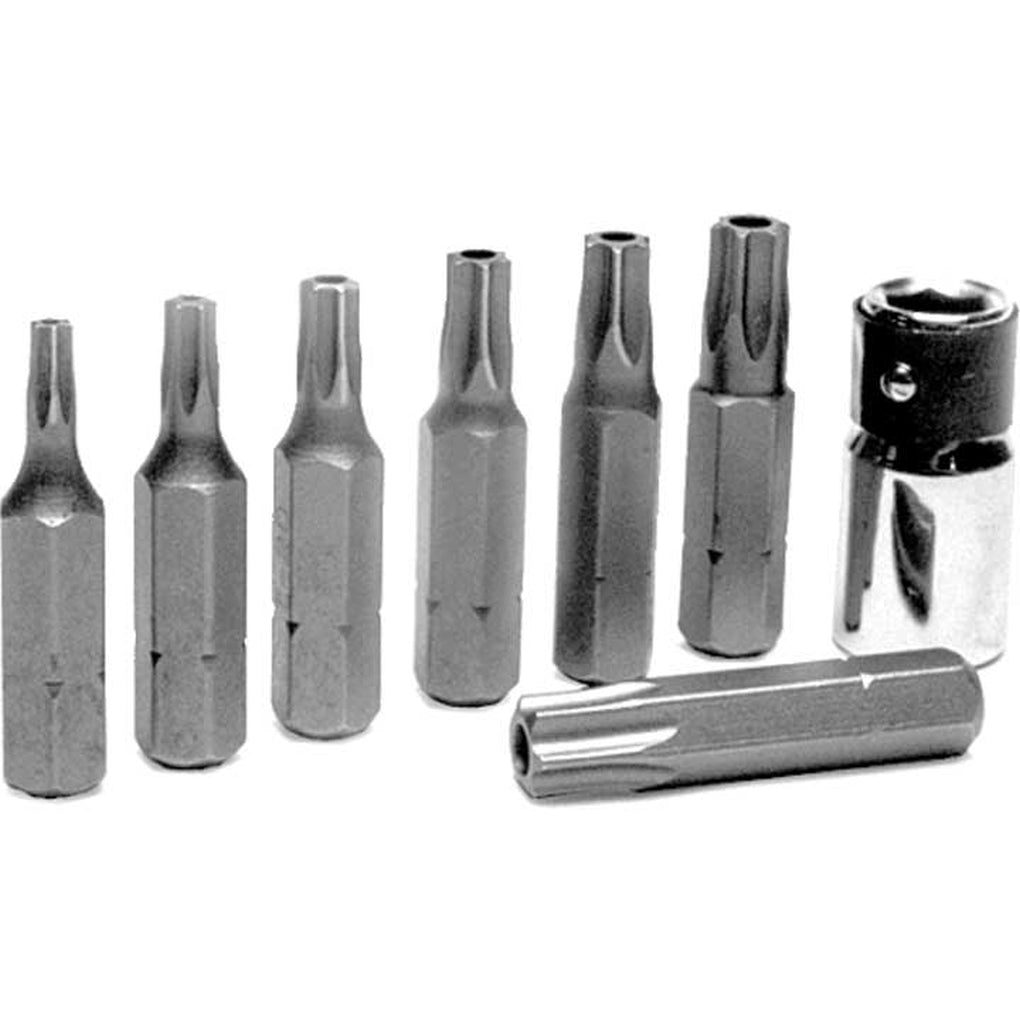 Performance Tool W1386 8 Pc Tamper Resis Star Bit Set