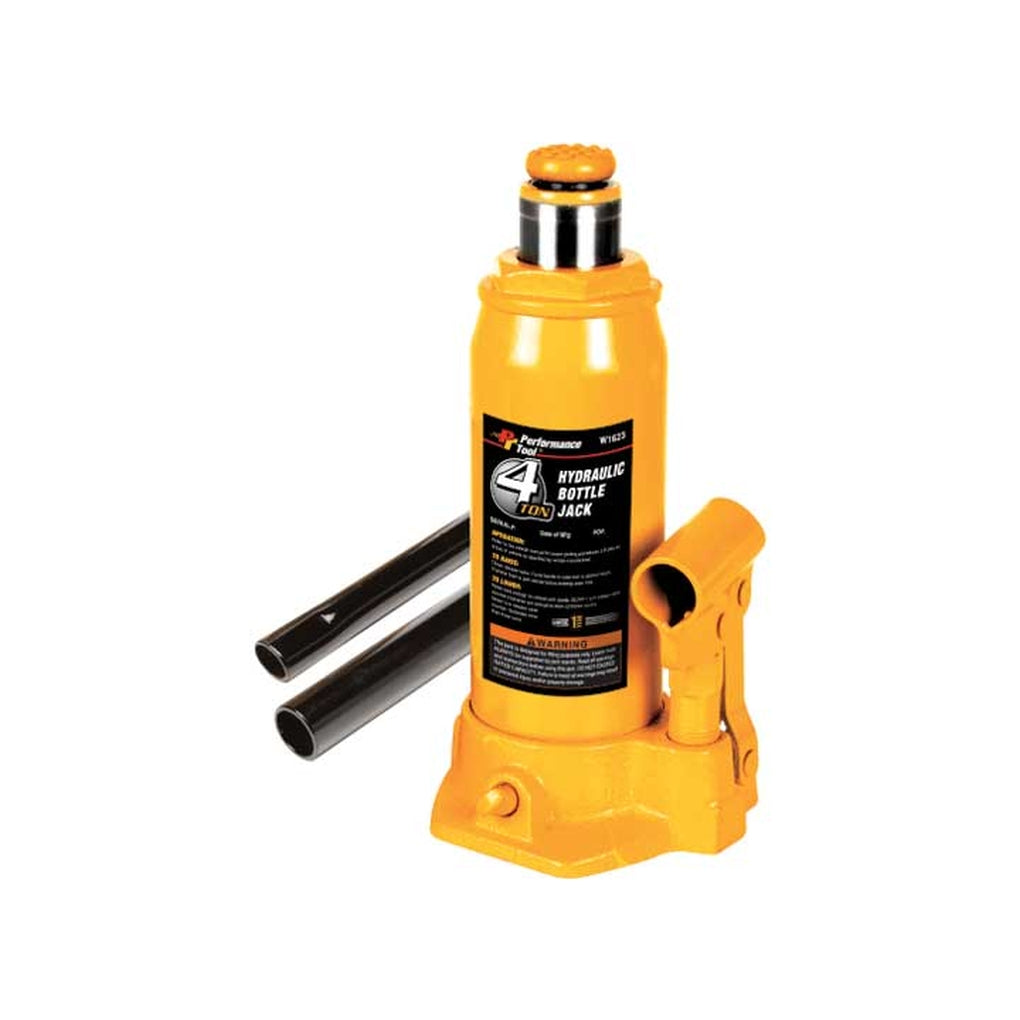 Performance Tool W1623 4 Ton Hydraulic Bottle Jack