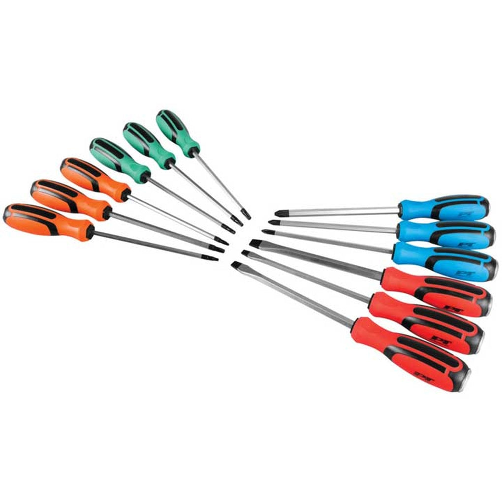 Performance Tool W1741 12 Pc Gothru Screwdriver Set