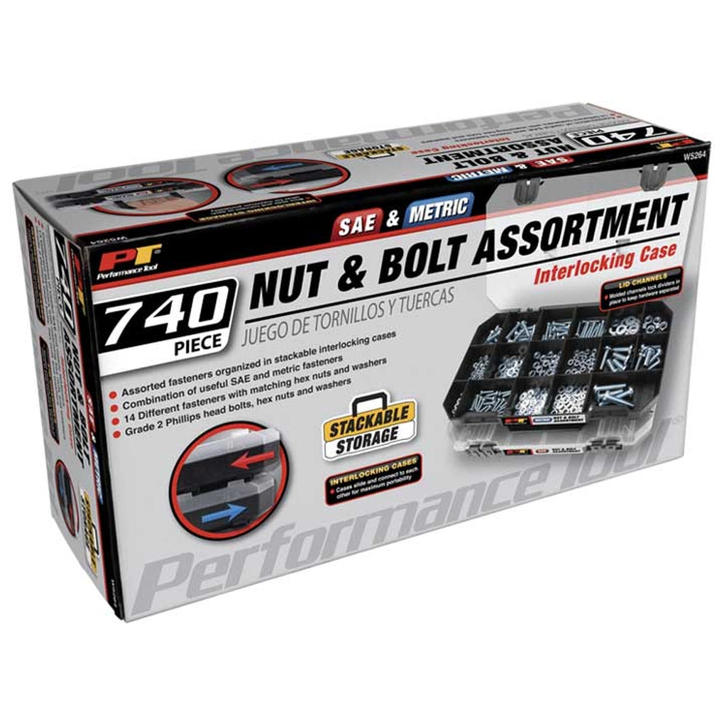 Performance Tool W5264 740 Pc Stacking Interlocking