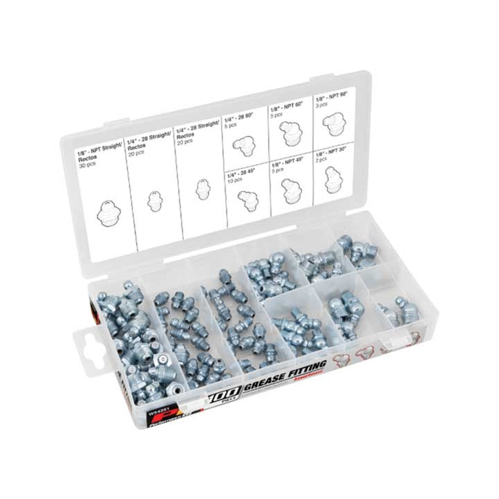 Performance Tool W54251 100Pc Std Grease Fitting Assor