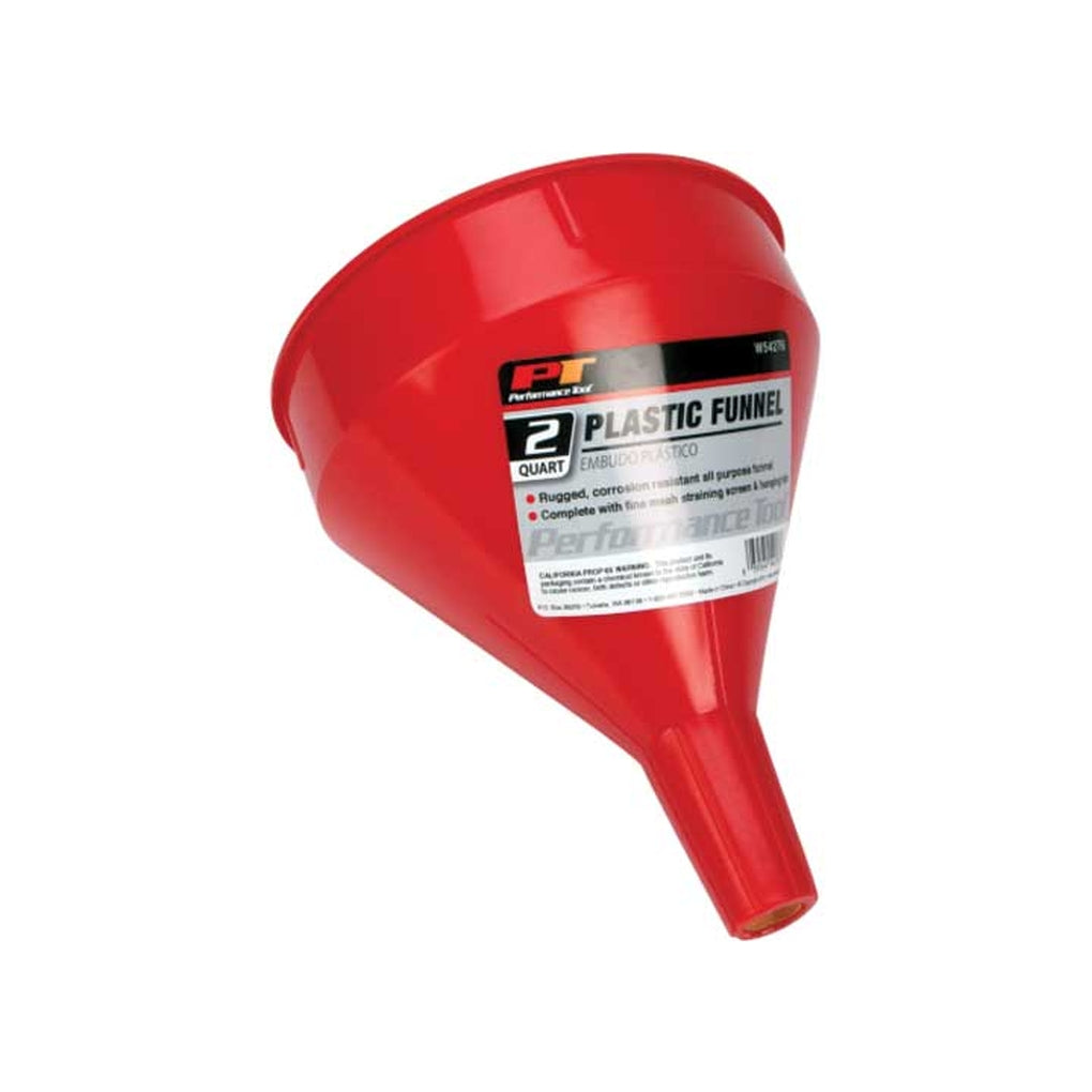Performance Tool W54276 2 Quart Plastic Funnel