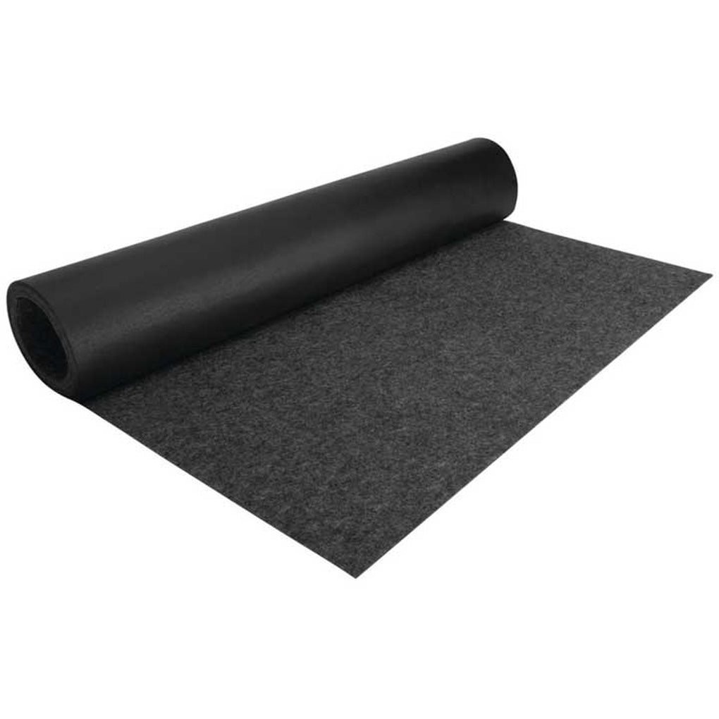 Performance Tool W88803 Absorbent Floor Mat 20Ft X 7.4Ft Cut To Fit Black