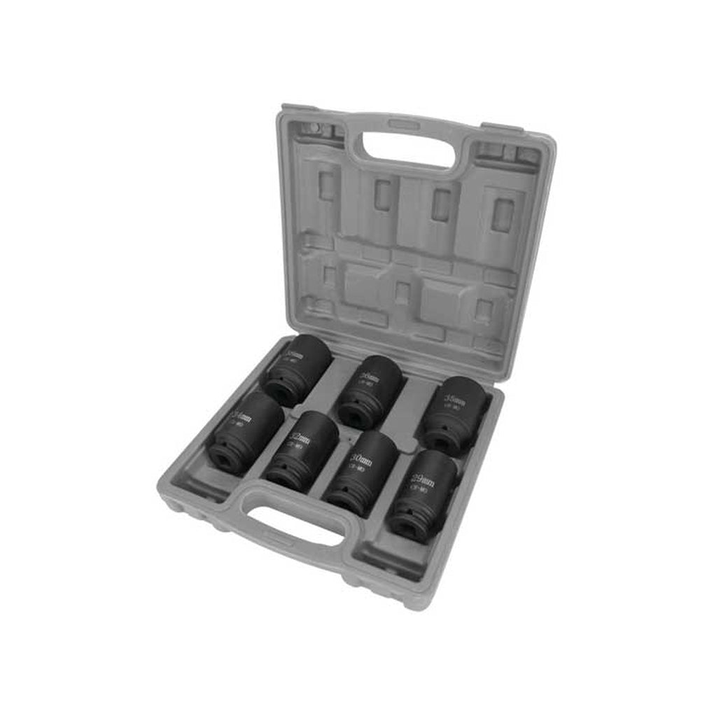 Performance Tool W89323 1/2In Dr. Axle Nut Socket Set 7 Pc