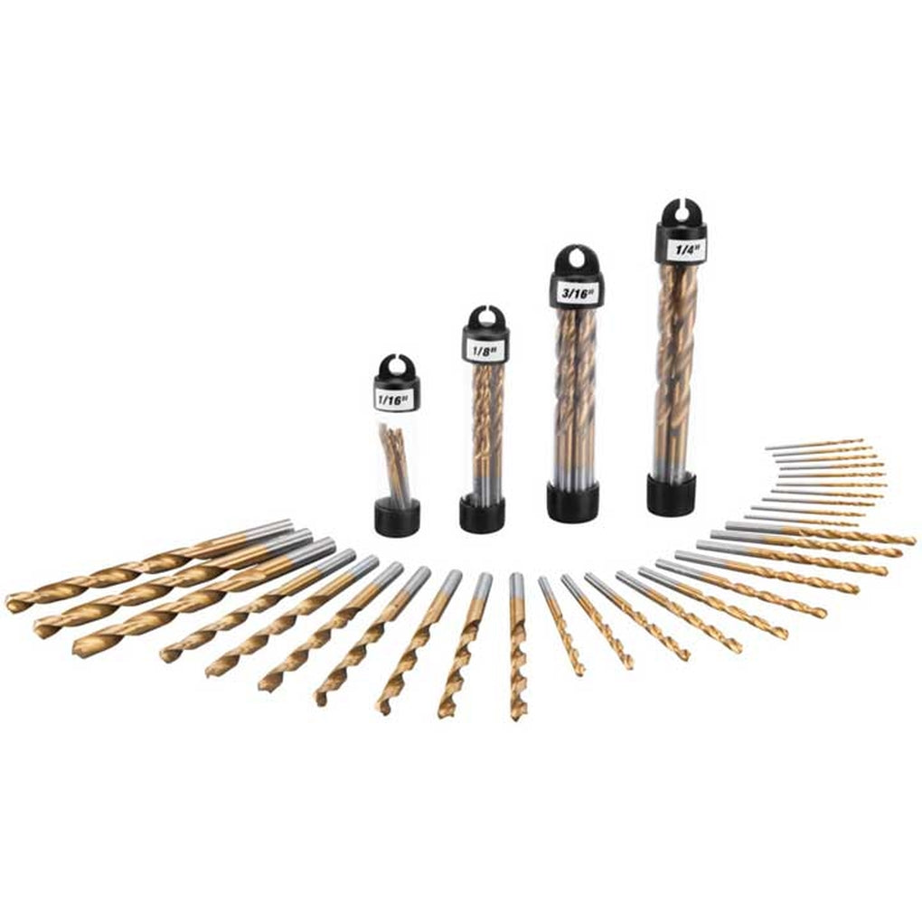 Performance Tool W9009 30 Pc Titanium Drill Bit Set