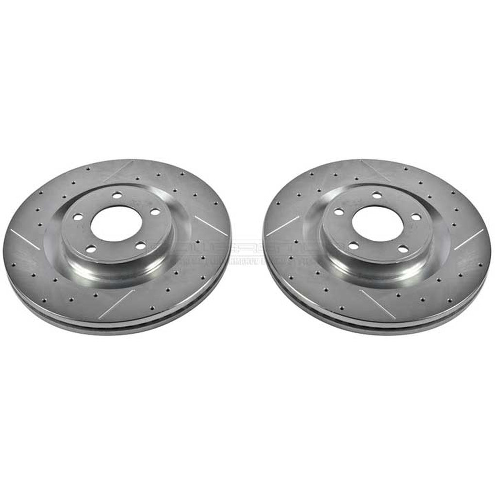 Powerstop AR8190XPR Evolution DrilLED & Slotted Rotors