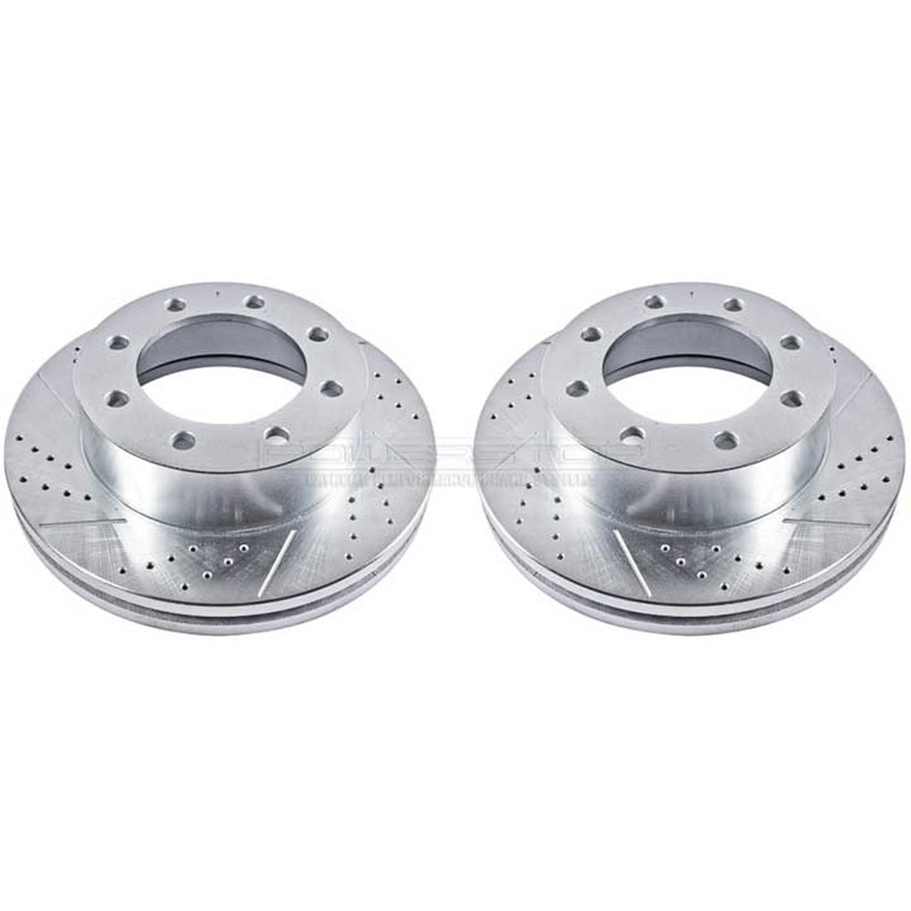 Powerstop AR85107XPR Evolution DrilLED & Slotted Rotors