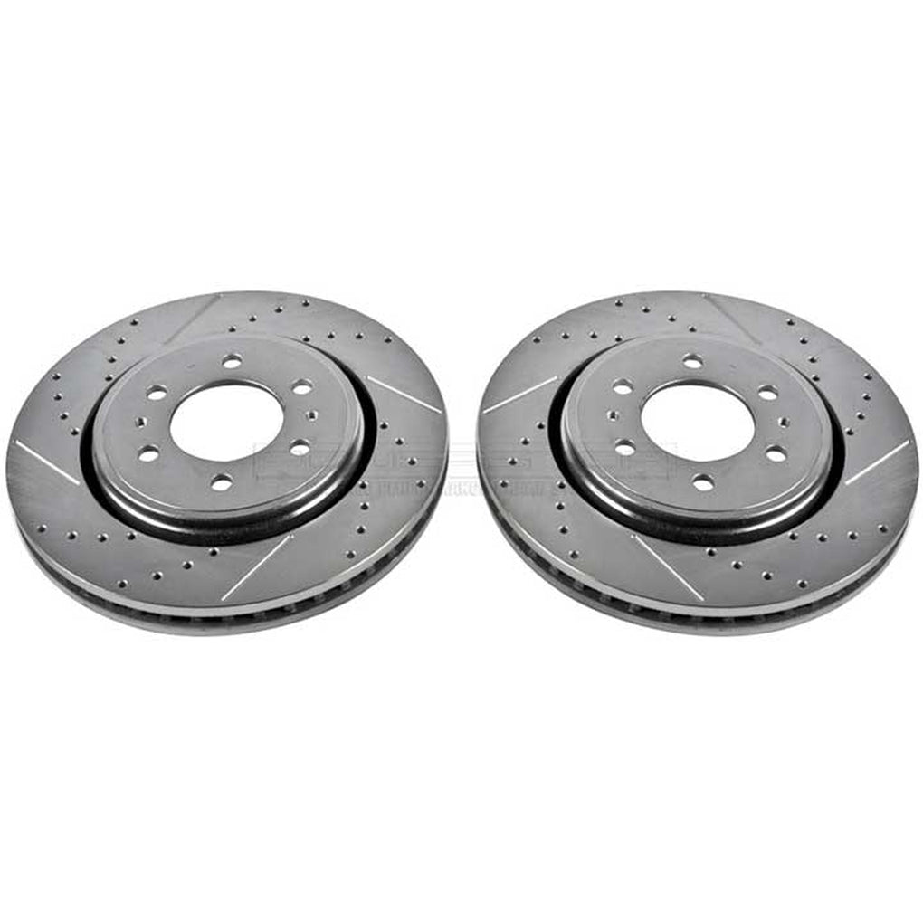 Powerstop AR85108XPR Evolution DrilLED & Slotted Rotors