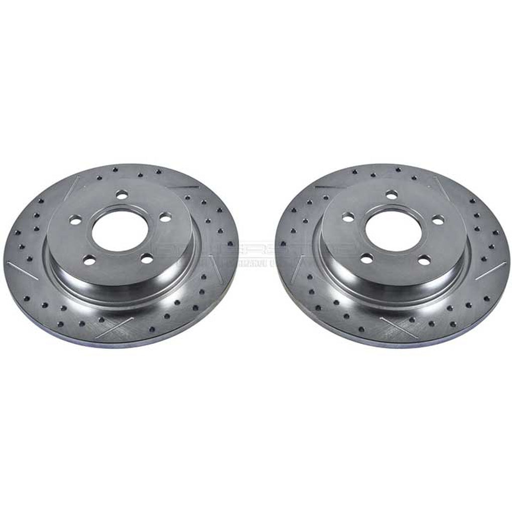 Powerstop AR85145XPR Evolution DrilLED & Slotted Rotors