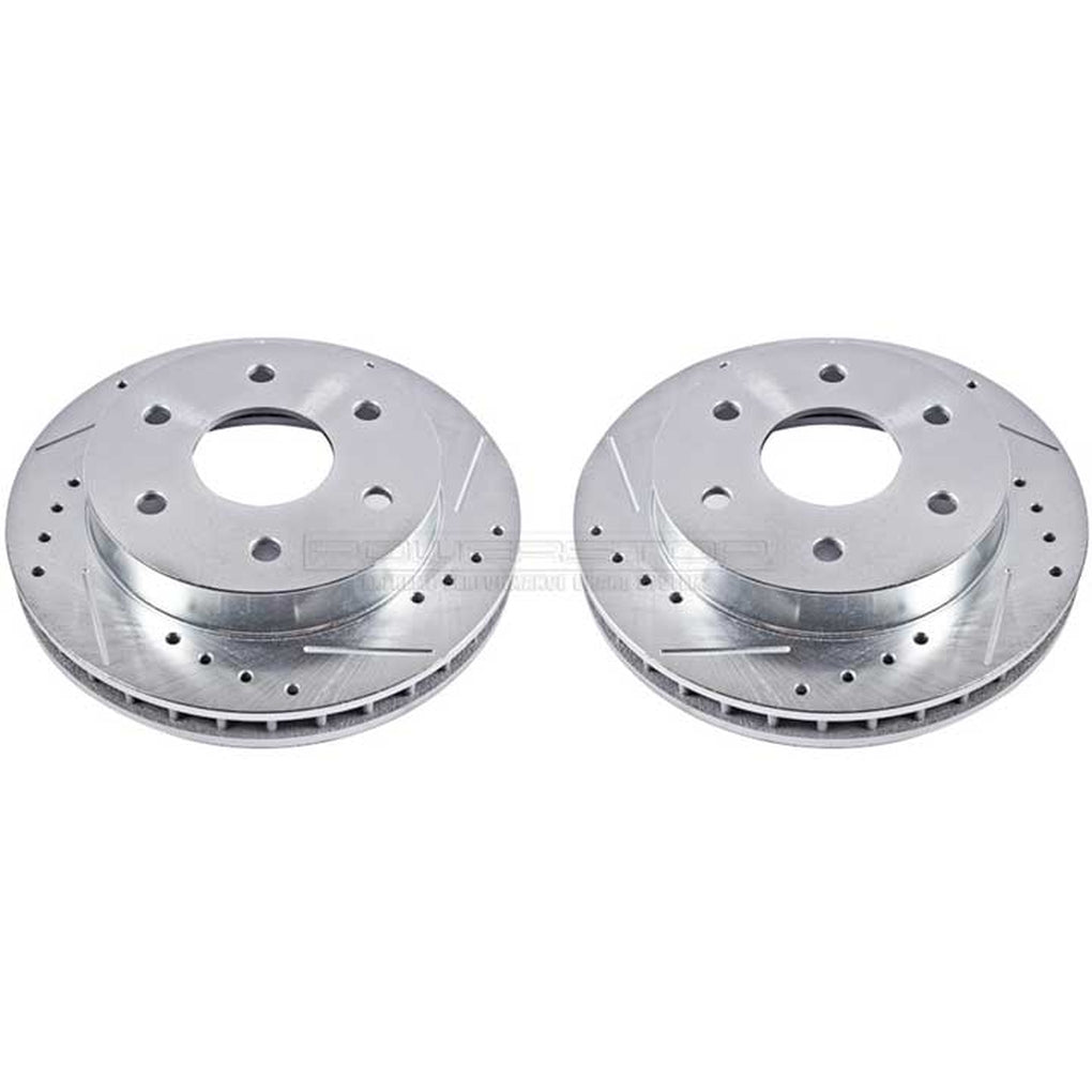 Powerstop AR8609XPR Evolution DrilLED & Slotted Rotors