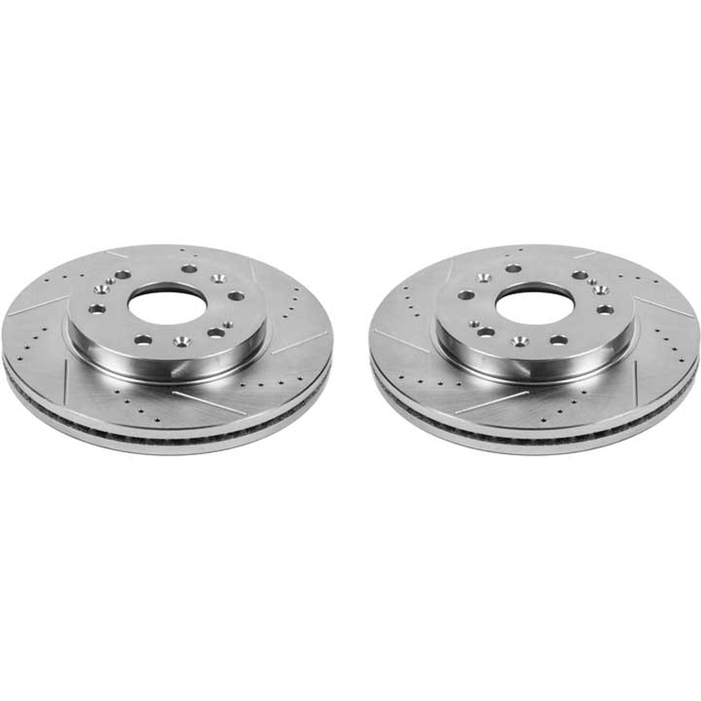Powerstop AR8654XPR Evolution DrilLED & Slotted Rotors