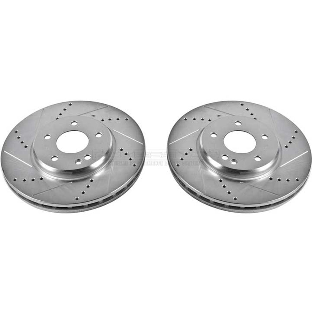Powerstop EBR625XPR Evolution DrilLED & Slotted Rotors