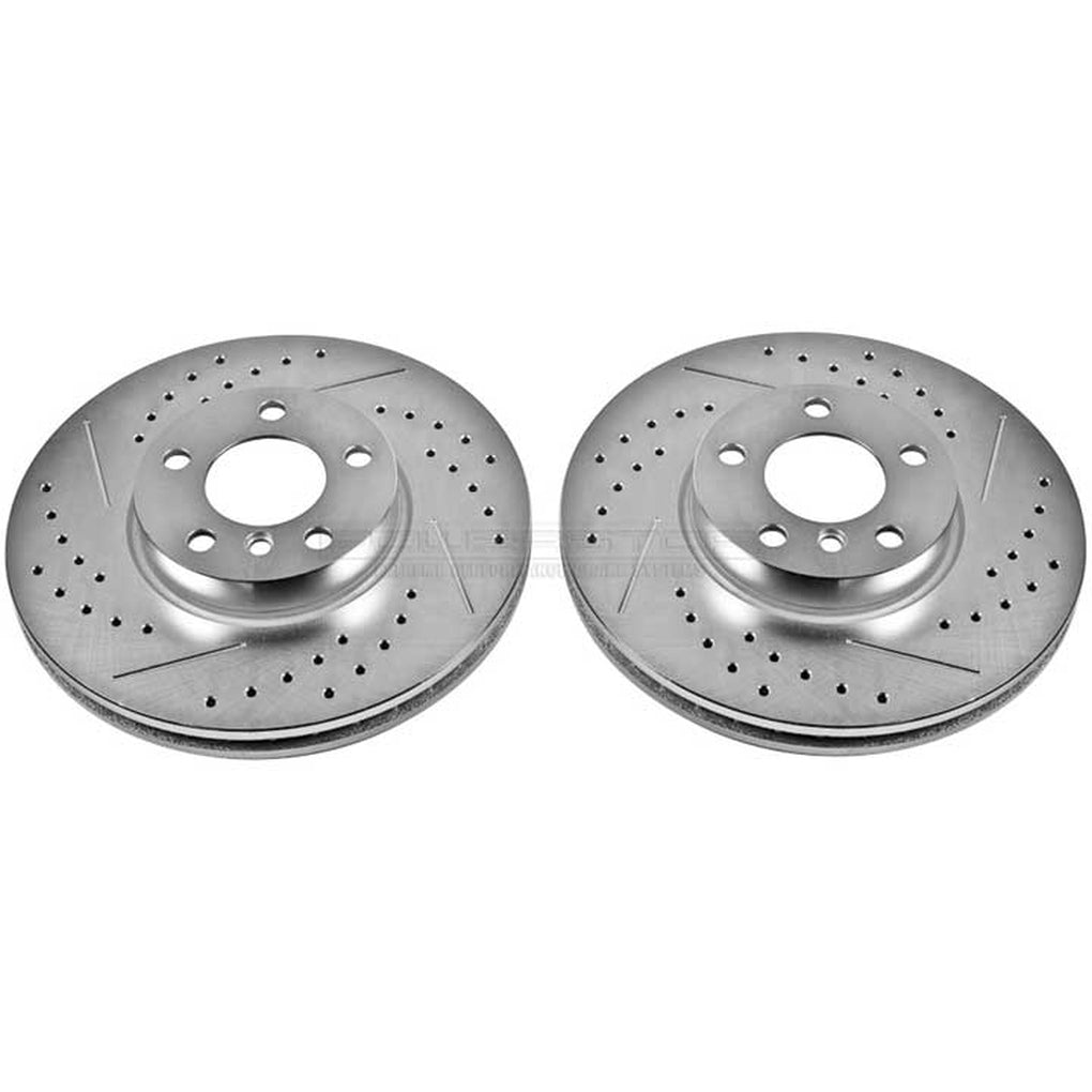 Powerstop EBR852XPR Evolution DrilLED & Slotted Rotors