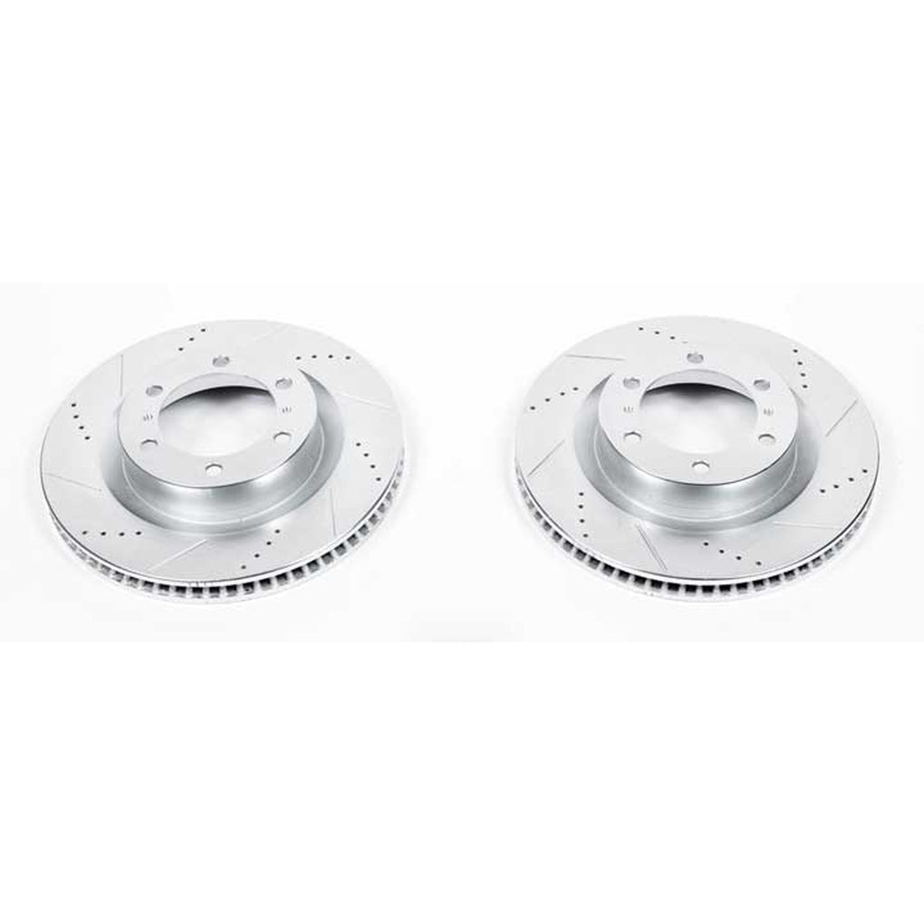 Powerstop JBR1395XPR Evolution DrilLED & Slotted Rotors